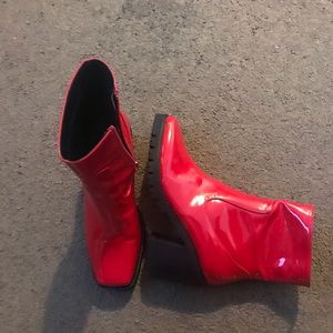 Red boots for my Tall girls.